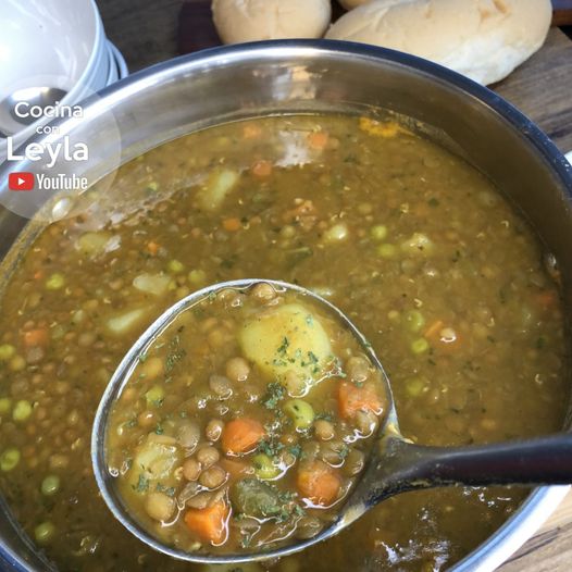 Sopa de. Lentejas en Estofado | Lentil Stew soup