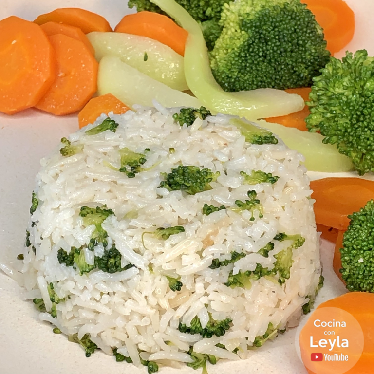 receta de arroz con brócoli y mantequilla